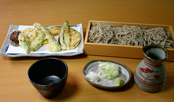 野菜天ぷらせいろ